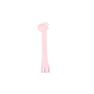 Κουτάλι Σιλικόνης Kikkaboo Silicone Spoon Giraffe Pink
