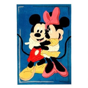 Χειροποίητο Χαλί Disney Mickey & Minnie (115x168cm) DH022B