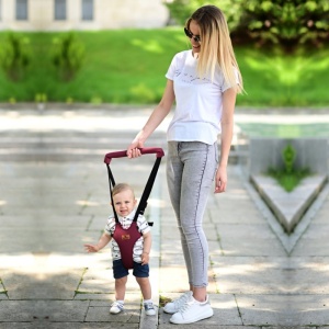 Baby Walk Safety Harness Step by Step Black & Grey Lorelli Bertoni
