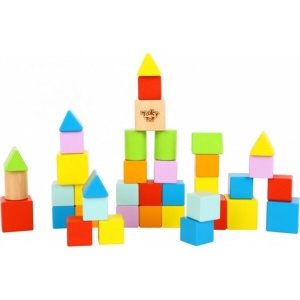 Ξύλινα Εκπαιδευτικά Τουβλάκια 39 τεμάχια Tooky Toy