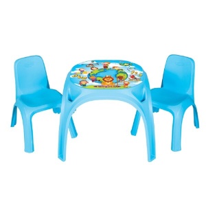 Παιδικό Τραπεζάκι Με 2 Καρέκλες King Study Table 03422 Blue Pilsan