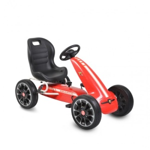 Παιδικό Αυτοκινητάκι Go Kart με πετάλια Abarth 500 Assetto Red Byox