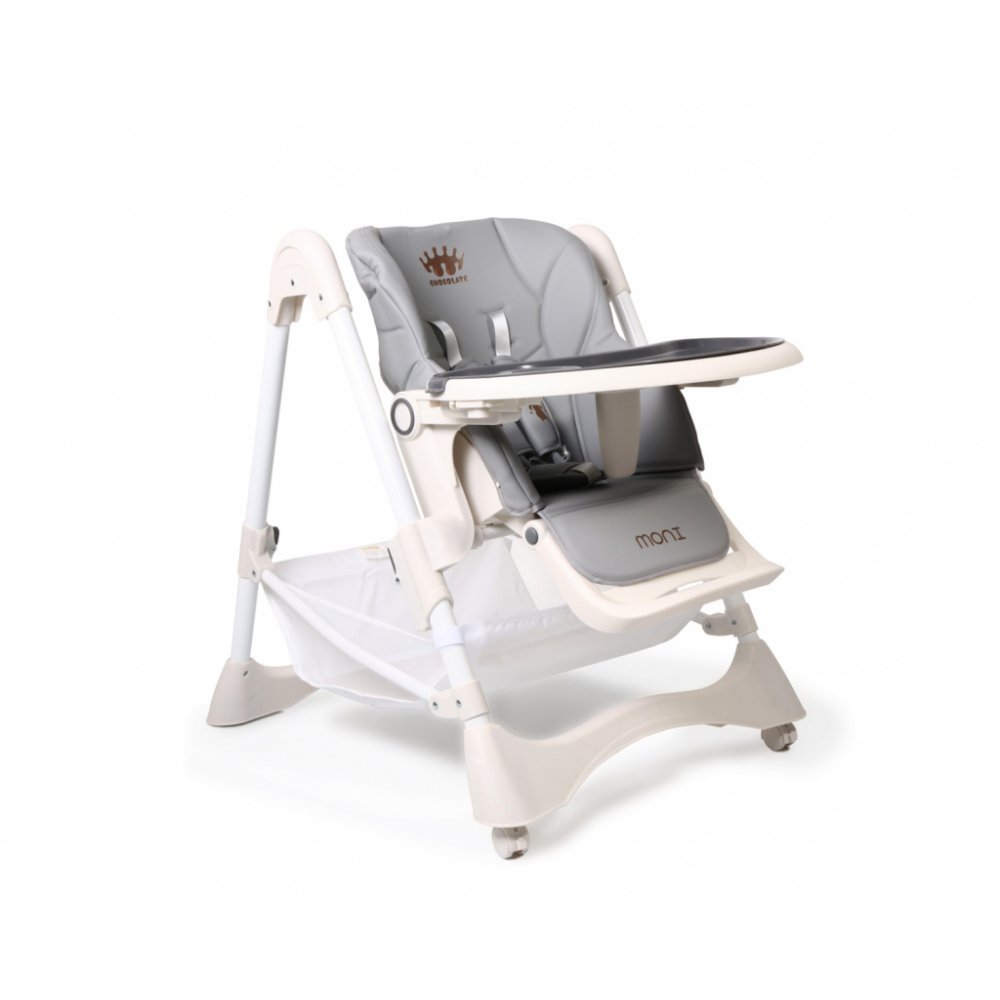 Καρεκλάκι Φαγητού Chocolate Grey Moni - Image 4