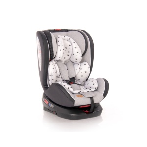 Κάθισμα Αυτοκινήτου Lorelli Bertoni (0-36kg) Nebula 360° Isofix Grey Crowns (ΔΩΡΟ Baby on Board)