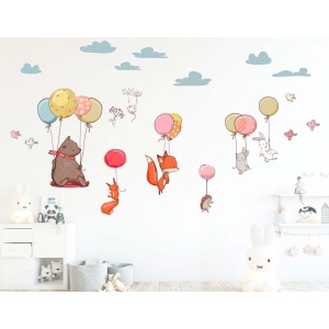 Flying Animals αυτοκόλλητα τοίχου XL Ango