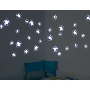 Glow Star φωσφορίζοντα τοίχου M Ango