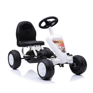 Παιδικό Αυτοκινητάκι Go Kart με πετάλια Colorado White Moni