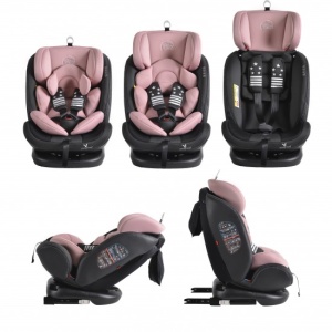 Κάθισμα Αυτοκινήτου ISOFIX 0-36kg CANGAROO PILOT Pink (ΔΩΡΟ Baby on Board)
