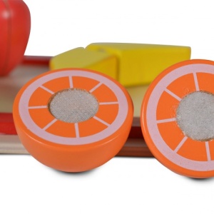 Ξύλινο Puzzle Φρούτα με Δίσκο Κοπής Moni Toys