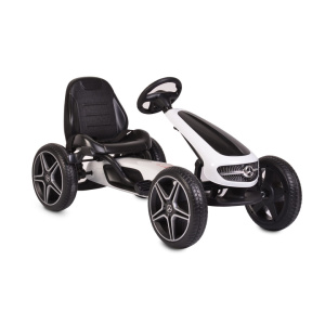 Παιδικό Αυτοκινητάκι Go Kart με Πετάλια Mercedes-Benz  White