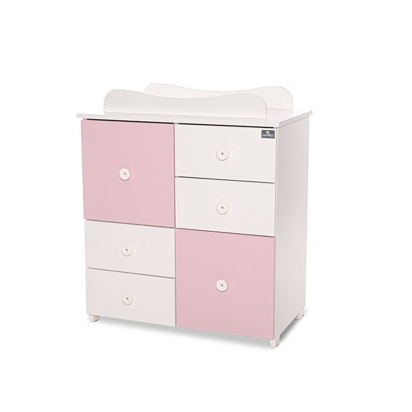 Συρταριέρα Cupboard White/Orchid Pink Lorelli Bertoni